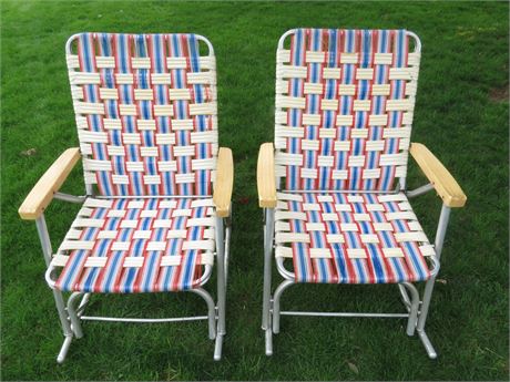 Webbed Folding Rockers