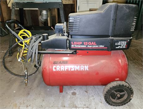 Craftsman 1.5 HP 12 Gal Air Compressor