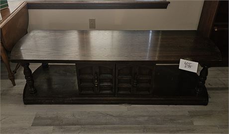 Solid Wood 80's Coffee Table