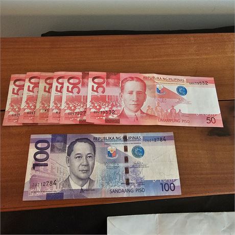 Large Lot of Paper Money from the Philippines