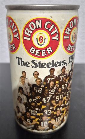 Steelers 1976 Superbowl Iron City Can