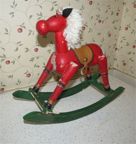 Vintage Toy Rocking Horse