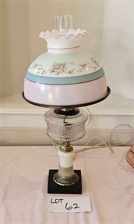 Vintage Mixed Style Hurricane Lamp