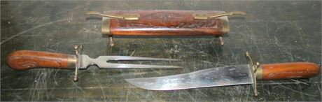 Vintage Meat Knife & Fork