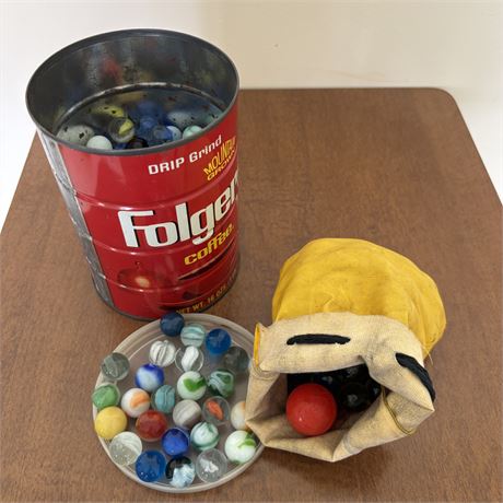 Collection of Old Marbles