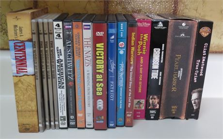 VHS, DVD Movies