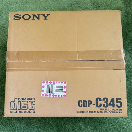 New - Sony Multi CD Player Model CDP-C345