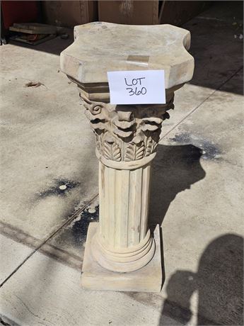 Resin Pillar Plant Stand