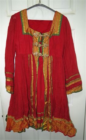 Vintage 2 Pc Dress From India