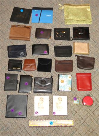 Assorted Wallets & Change Purses