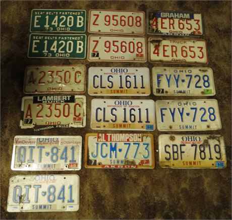 Ohio License Plates
