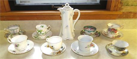 Tea Cups, Teapot