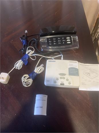 Vintage Phone and Answering Machine Lot