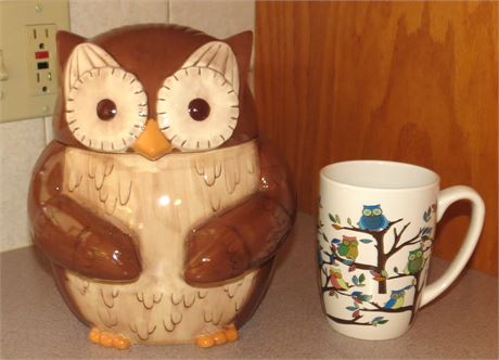 Owl Cookie Jar, Mug