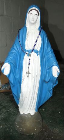 Concrete Mary Statue