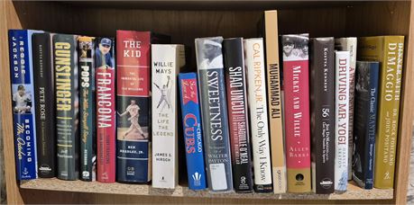 Sports Books Shelf Cleanout