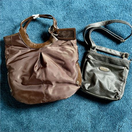 New Adrienne Vittadini Purse and Gently Used Rosetti Crossbody Bag