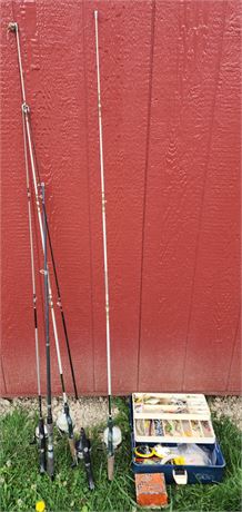 Fishing poles, Tackle, Vintage Reel