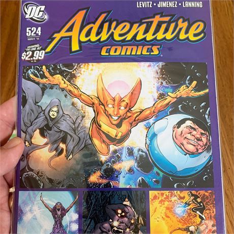 Adventure Comic Books Comet Queen, Duplicate Girl, Chemical Kid Legion Academy