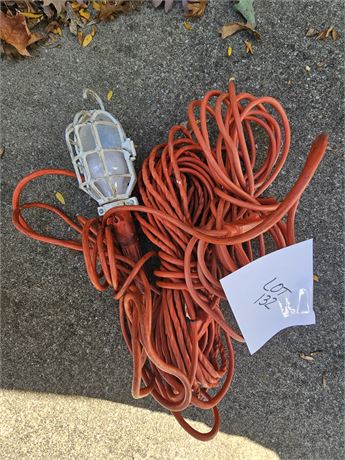 Heavy Duty Extension Cords & Trouble Light