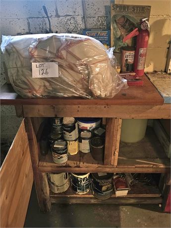 Mixed Misc Lot- Gloves, Chemicals, Torch Kit, Extinguisher, Paint & More