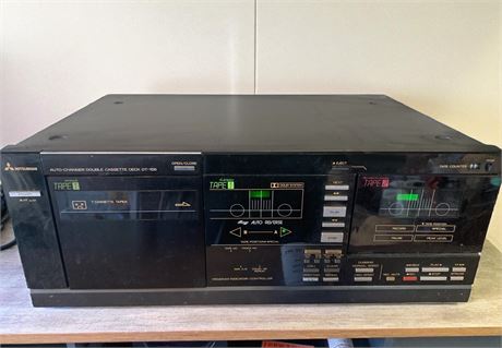 Mitsubishi DT-156 Auto Changer Double Cassette Deck
