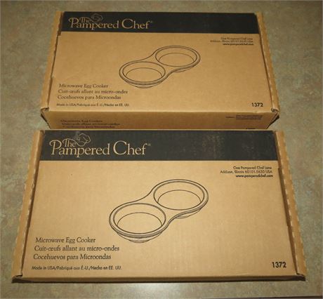 Pampered Chef Microwave Egg Cookers