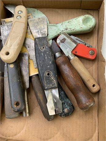 Vintage Putty Knife and Scrapers Lot