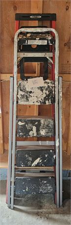 Werner 5ft Ladder & Aluminum 4ft Ladder
