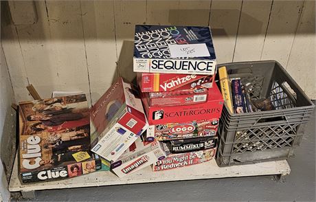 Mixed Board Games & Collectors Books