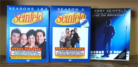 Seinfeld seasons 1-3 DVDs, Stand Up DVD