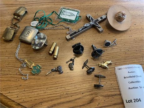 Misc - Cufflinks, Pendants, Crucifixes, Scapular, Girl Scouts & More