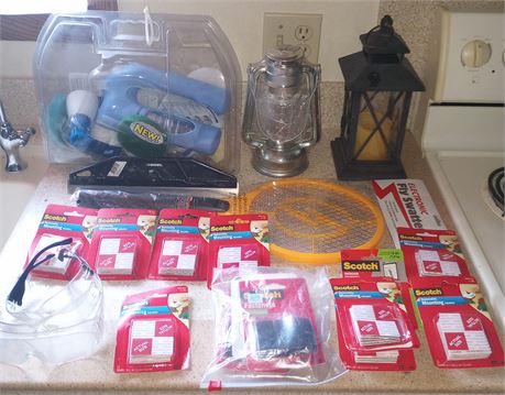 Scotch Squares, Lanterns, Electronic Fly Swatter, Etc
