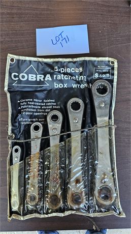 Cobra 5 Piece Matching Box Wrench Set