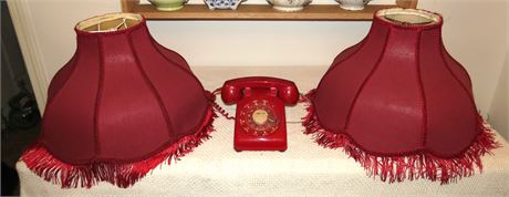 Red Lamp Shades, Red Phone