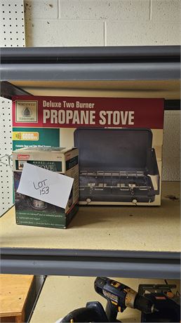 Deluxe Propane Stove & Model 44 Coleman Stove