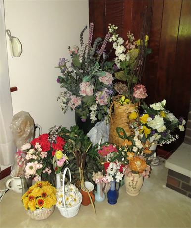 Artificial Flowers, Vases