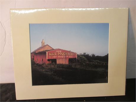 Original " Mail Pouch Tobacco Barn " Americana Photograph