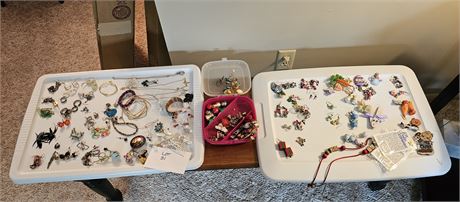 Mixed Costume Jewelry Lot:Earrings/Bracelets & More