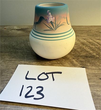 New West Pottery Vase Hand Painted