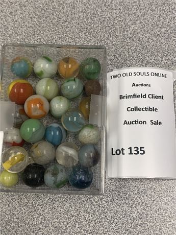 Vintage Glass Marbles Lot