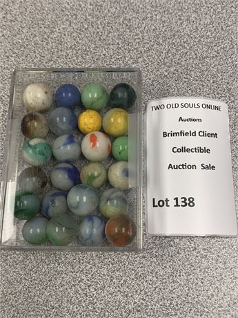 Vintage Glass Marbles Lot