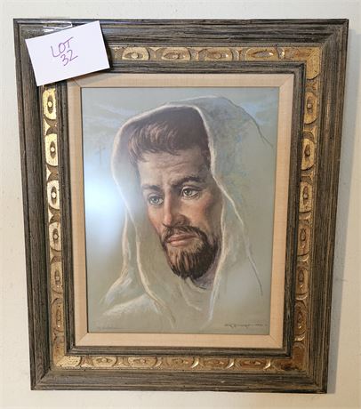 Jack Richards Portrait Of Jesus Print