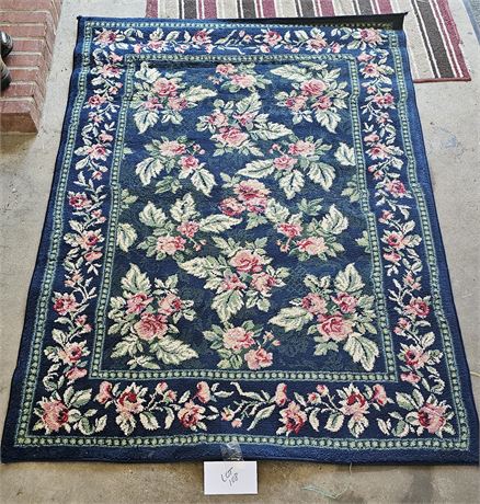 47" x 63" Breeze Navy Blue Area Rug