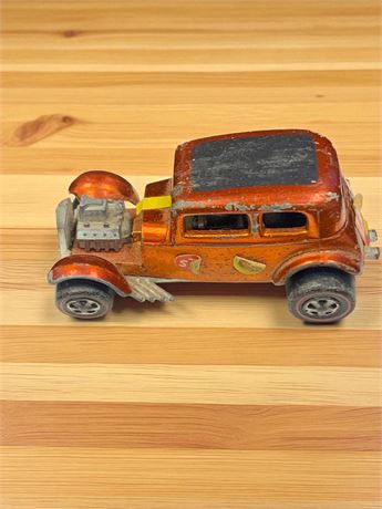 Vintage Hot Wheels Redline Orange Classic '32 Ford Vicky From 1968
