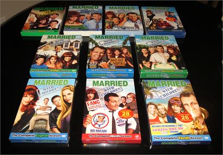 Married With Children DVD's Seasons 1-10