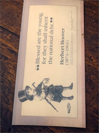 Buster Brown Sign W/Herbert Hoover Quote