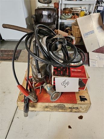 Lable Maker, Galvanized Oil Cans, Jumper Cables, Napa Torque Mate & More