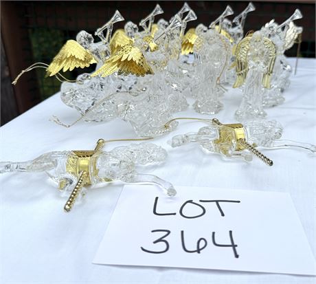 Vintage Acrylic Christmas Ornaments