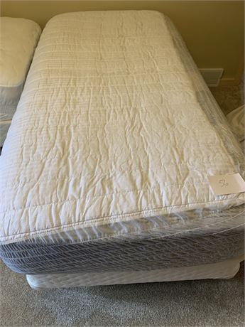 Single Bed Sealy Mattress, Frame, Box Springs & Mattress Cover